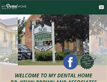 Tablet Screenshot of mydentalhome.com